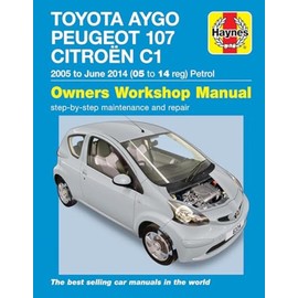 Toyota Aygo, Peugeot 107 & Citroen C1 petrol (05-14) Haynes Manual (Paperback)