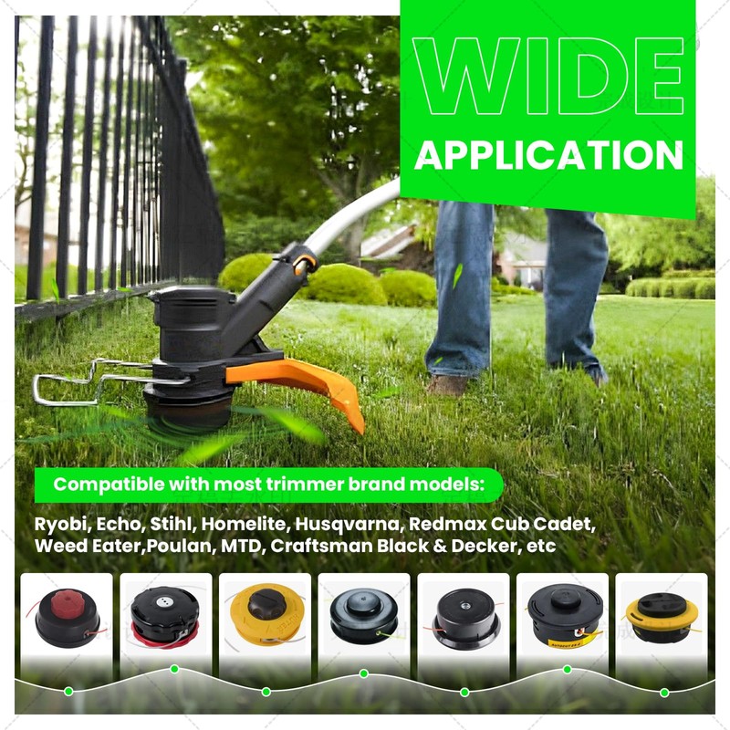 095 Trimmer Line Heavy Duty, Twisted Weed Eater String .095,