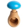 Creative Home Wooden Nutcracker, Mushroom-Shaped, 10 x 6 cm, Blue,