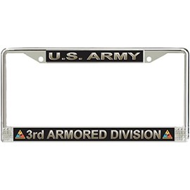MilitaryBest U.S. Army 3rd Armored Division License Plate Frame