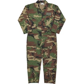 Army Universe US Air Force Military Style Flightsuit Work Coveralls Uniform Jumpsuit Overalls (Camouflage, X-Large)