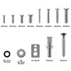 deleyCON VESA Screw Set 66 Pieces for TV Bracket Wall