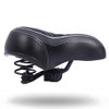 PU Leather Wide Big Bum Bike Gel Cruiser Extra Comfort