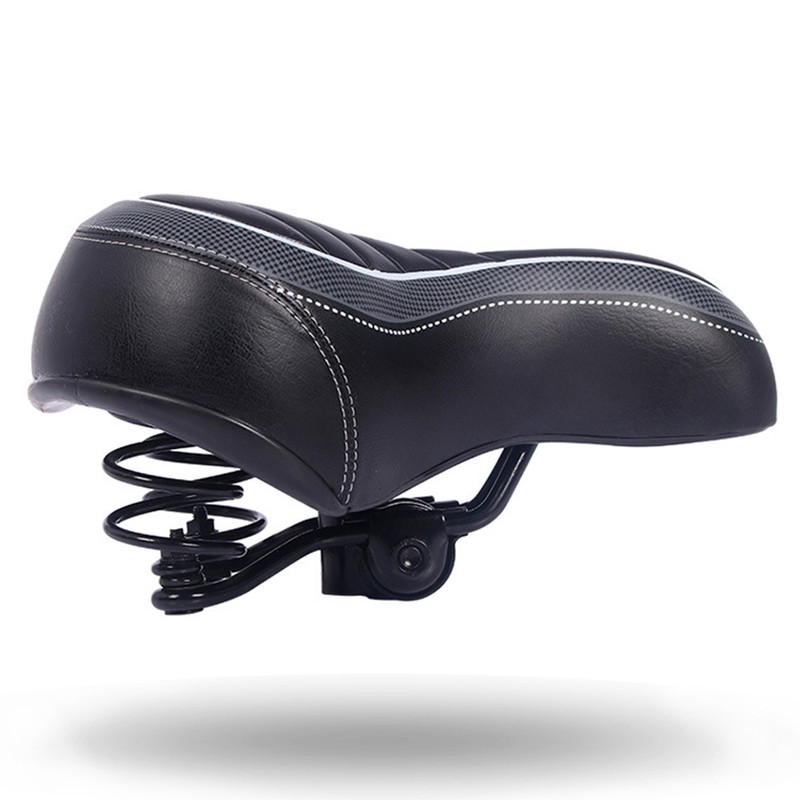 PU Leather Wide Big Bum Bike Gel Cruiser Extra Comfort