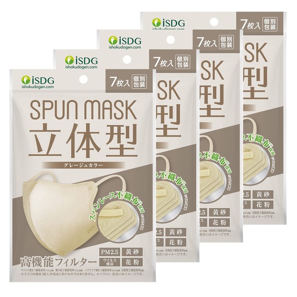 iSDG Dotcom 3D Spun Lace Non-woven Color Mask, SPUN MASK,