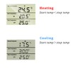 Plug in Thermostat Temperature Controller Electric Digital Thermostat Heating Cooling