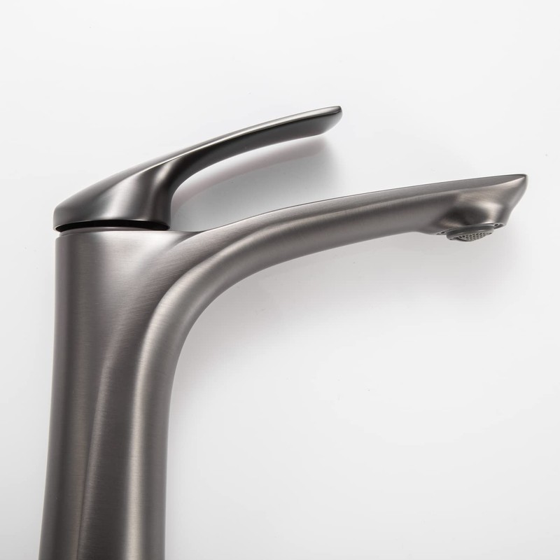 INEX EUROPA Grey Metal Basin Mixer Tap with 5 Year