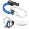 2-Piece Aluminium Carabiner Hook Outdoor Multifunctional Quick Release Outer Buckle