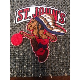 ST. John’s University RED STORM Vintage Embroidered Iron On Patch 3” X 3” A1