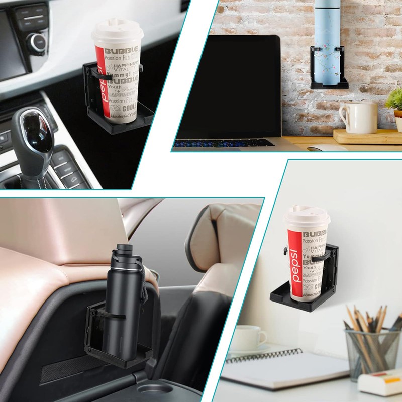 2PCS Adjustable Folding Drink Holder, Adjustable Folding Drink Holders, Car