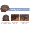 Long Dark Blonde Wavy Wig with Curtain Bangs for Women