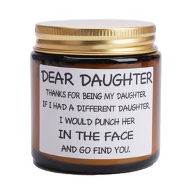 Mothers Day Gifts for Daughter, Daughter Gifts from Mom and Dad, Birthday Gift for Daughter Adult, Daughter Candle for Graduation Wedding