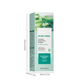 Hppsctink 2pcs Aloe Vera Essenz, Feuchthalte-Essenz, Sanfte Hydratation, Versorgt das Gesicht mit Feuchtigkeit, lässt es erstrahlen und macht es weich, 2pcs*30ml, serum