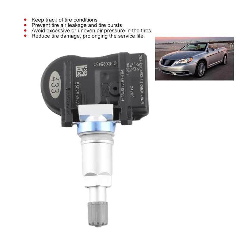 Sensor de Presión de Neumáticos TPMS 56029527AA Reemplazo del Sensor