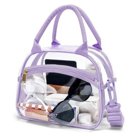 TOURIT Stadium Approved Clear Lunch Bag Transparent Bag with Adjustable Strap Clear Lunch Box for Women Men Work