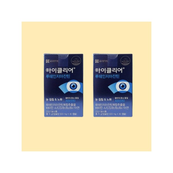 iClear Chong Kun Dang iClear Lutein Zeaxanthin Cha Inpyo Eye