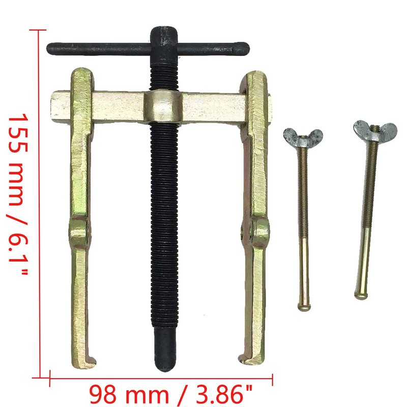 XMHF Adjustable Two Jaw Bearing Gear Puller Tool Carbon Steel