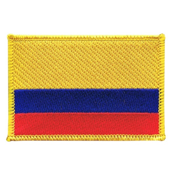 Flaggenfritze Colombia Flag Patch + Free Sticker