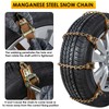 Snow Chains Tire Chains for Car Trucks 8 Pieces Universal