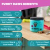 Funky Dawg Premium dog probiotic supplement chews, gut health &