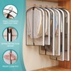Clear Garment Bags for Hanging Clothes W/ 4" Gussetes, 4