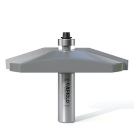 APIOLO Professional Bevel Raised Panel Router Bits 1/2 Inch Shank for Making Cabinet Door and Cove-Cut, 3-1/8 Inch Diameter, Shaker Raised Cabinet Door Making Frame Panel Design Router Bits