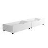Donco Kids Bunk Bed Kingdom Storage Drawers, White, Set of