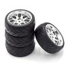 RC Drift Tires RC Racing Car Tires 4pcs Replacements for