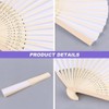10 Pcs Handheld Foldable Bamboo Fans, Eastern Style Handheld Fan