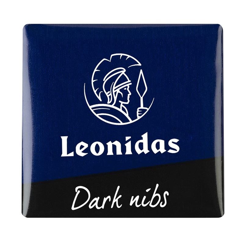 Leonidas Belgian Chocolates: 1 lb Dark Napolitain Nibs Chocolate Squares