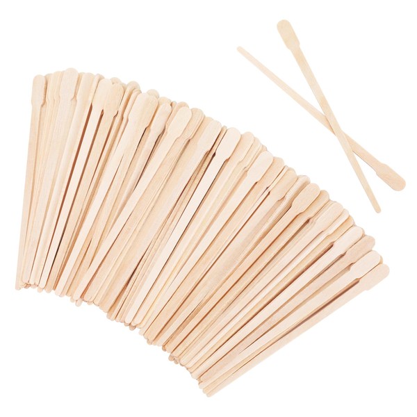 WISYOK Wooden Waxing Sticks - Waxing Applicator Sticks for Eyebrow,
