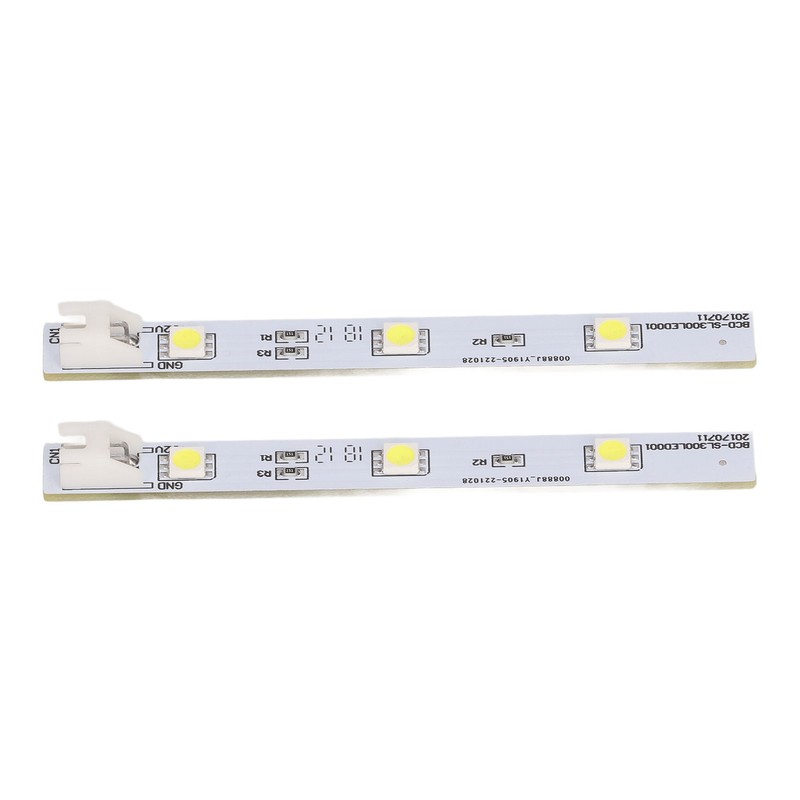 2Pcs Refrigerator LED Light Board White Eyes Friendly Freezer LED