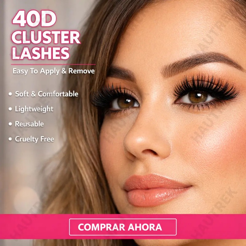 640 Kit Extension De Pestañas Maquillaje Completo Diy 9-16mm
