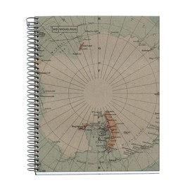 Miquelrius - A5 Notebook, Horizontal Ruled 7 mm, 80 g/m² Recycled Paper, 80 Sheets of one Color, Recycled Notebook, Spiral, Ruled Notebook, Eco Maps