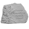 Forever Remembered...w/Fern Memorial Stone
