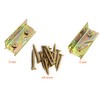 LBY Bed Rail Brackets with Square Screws – Heavy Duty