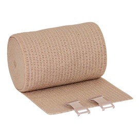 HÖGA – Permanently Elastic Compression Bandage with Long Train – 8 cm x 7 m stretched, skin-friendly Breathable