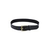 Gusti Jori Simple Leather Belt with Golden Buckle Accessories Men