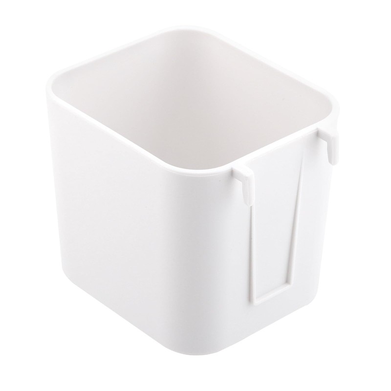 HAKZEON 4 Pack White Hanging Cup Holders, Plastic Pegboard Storage