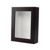 CountryArtHouse 5x7 Brown Shadow Box Frame with A 1 3/4" Usable Depth Includes White Suede Acid-Free Backing, UV Resistant Acrylic, & Hanging Hardware