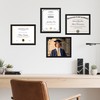 HOMERHYME Diploma Frame, 8.5 by 11 Black Picture Frames, Certificate