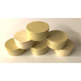 6 Wooden Bourbon Barrel Bungs