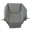 FZJDSD Gray Driver Side Bottom Microfiber Leather Replacement Seat Cover