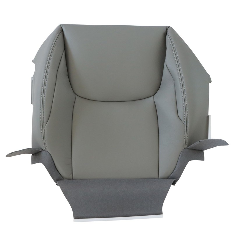 FZJDSD Gray Driver Side Bottom Microfiber Leather Replacement Seat Cover