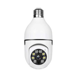SmartEye 2MP WiFi E27 Bulb Socket Camera with Motion Tracking & Night Vision - V380 Pro Series