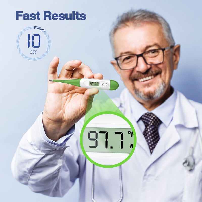 Boncare 10 Seconds Oral Thermometer for Adults and Kids -