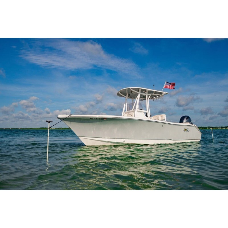 Stick It Anchor Pins 7' System - White Shallow Water