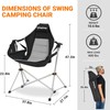 KingCamp Hammock Camping Chair, Swinging Portable Folding Camp Chairs for