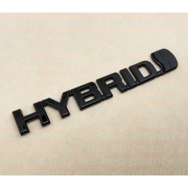 Toyota OEM Gloss Black Fender HYBRID Letter Emblem Badge For 2020 - 2023 Toyota Highlander