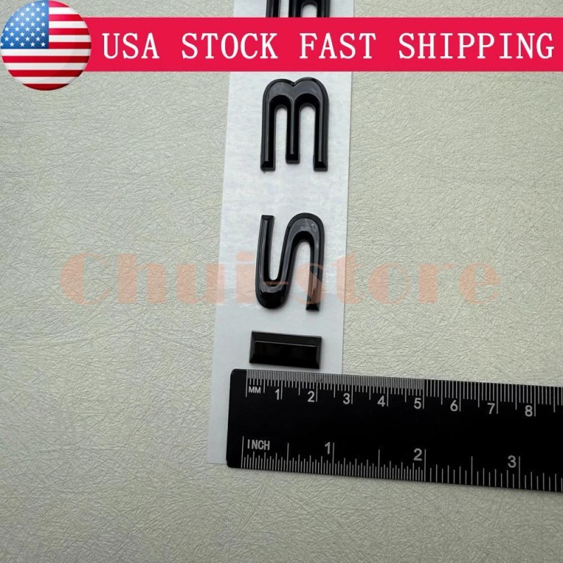 Gloss Black For 2014-2024 IS 350 IS350 Letter Trunk Lid